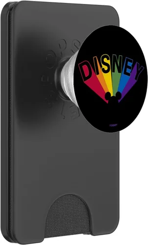 Vista 7 de Disney Pride 3D Rainbow Logo PopSockets Swappable PopGrip