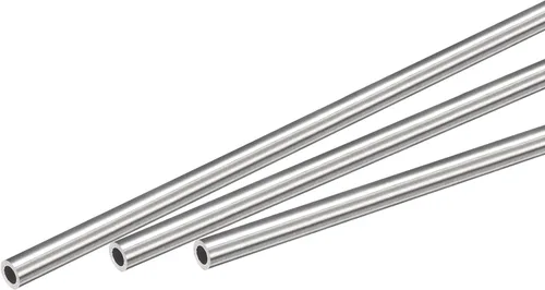 Vista 75 de Uxcell Tubo capilar de acero inoxidable 304, OD 0.4 mm x 0.1 mm de grosor de pared, 250 mm de longitud, tubo metálico para maquinaria industrial