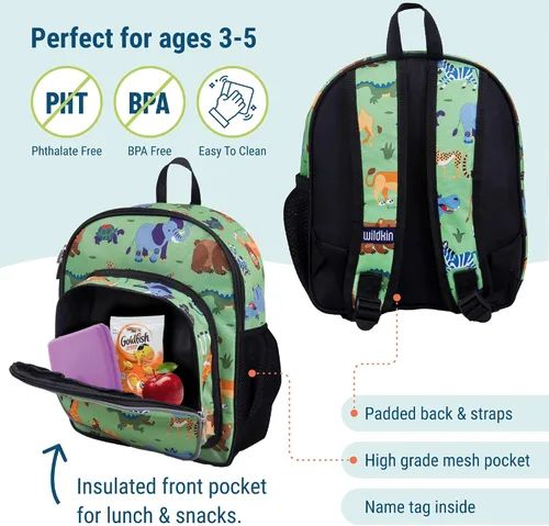 Vista 3 de Wildkin Pack 'n Snacks Mochila para niños