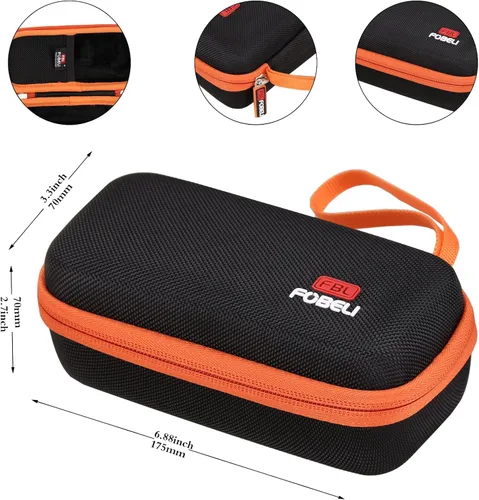 Vista 6 de FBLFOBELI - Estuche rígido para medidor de humedad Klein Tools ET140, juego de herramientas 80023P EVA Hard Shell, Home Inspector Tool Kit Case