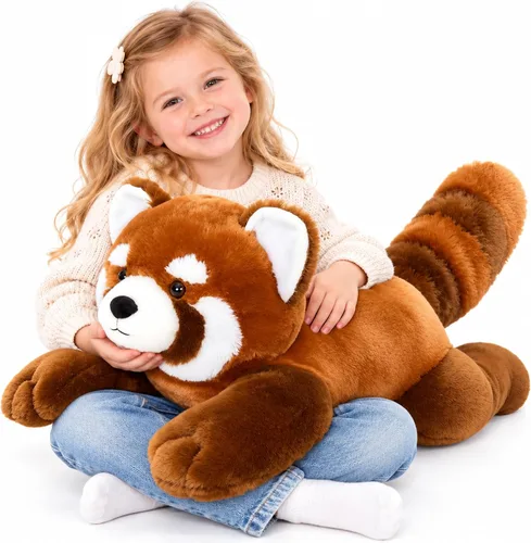 Vista 10 de MorisMos 47 Inch Giant Panda Stuffed Animal, 4ft Large Panda Plush Bear Oversized Cuddle Companion for Kids and Adults; Soft Substantial Fill; Sits