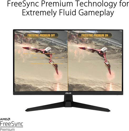 Vista 4 de ASUS TUF Gaming Monitor de juegos de 27 pulgadas 1080P (VG277Q1A) - Full HD, 165 Hz (soporta 144 Hz), 1 ms, Extreme Low Motion Blur, FreeSync