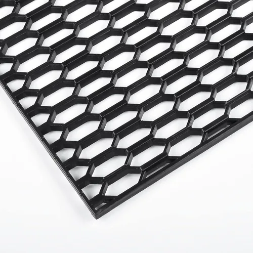 Vista 7 de AggAuto - Malla universal de plástico ABS para automóvil, 47 x 16 pulgadas, hexagonal, inserto para parrilla, parachoques, con orificios tipo panal