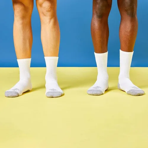 Vista 4 de Calcetines tripulantes para hombre con hilo infrarrojo, talla LXL