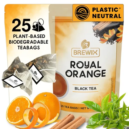 Vista 27 de BREWIX, Bedtime Blossom - Té suelto de hierbas (más de 50 tazas) sin cafeína y totalmente natural Mezcla relajante floral nocturna Rooibos