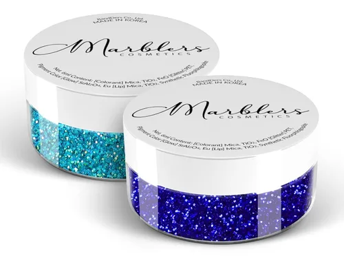 Vista 58 de MARBLERS Polvo de mica natural grueso [perla azul acero] 0.11 onzas (0.11 oz) altamente pigmentado no tóxico, vegano, libre de crueldad animal
