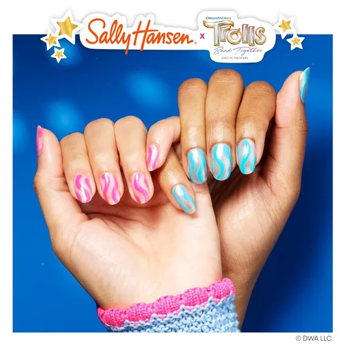 Vista 8 de Sally Hansen Colección de esmaltes de uñas Insta-Dri x Trolls - Here We Go Again! - 0.31 onzas líquidas 136 - ¡Aquí vamos de nuevo!
