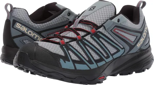 Vista 7 de Salomon Zapatos de senderismo X Crest para hombre negro marrón DM US