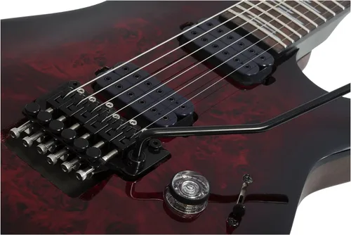 Vista 4 de Schecter Guitarra Elite-6 FR Omen Elite-6 FR - Black Cherry Burst