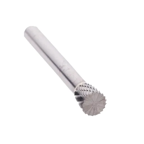 Vista 94 de Drill America SA-1 Rebaba de carburo/lima giratoria cilíndrica de doble corte para amoladora de troquel de 1/4" de diámetro x 5/8" de longitud
