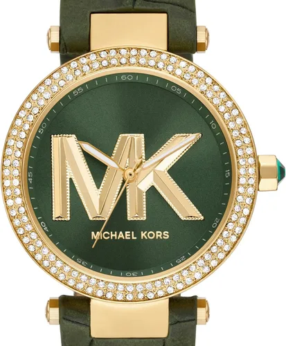 Vista 4 de Michael Kors - Reloj Parker de acero inoxidable con detalles de diamantes