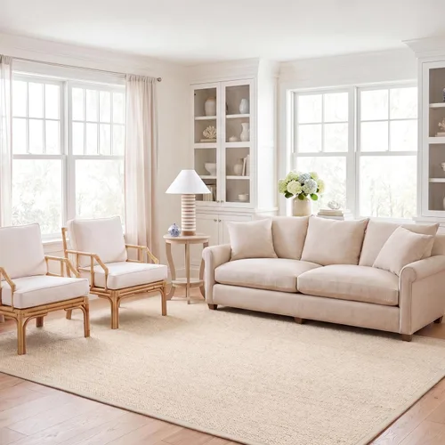 Vista 9 de SAFAVIEH Natural Fiber Collection NF475B - Alfombra para pasillo, 2 pies 6 pulgadas x 8 pies, beige, sisal y lana, diseño tejido con borde