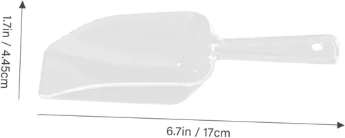 Vista 8 de Zerodeko Espátula cilíndrica para helado de 4 piezas, mini taza medidora de plástico para postre estilo aleatorio