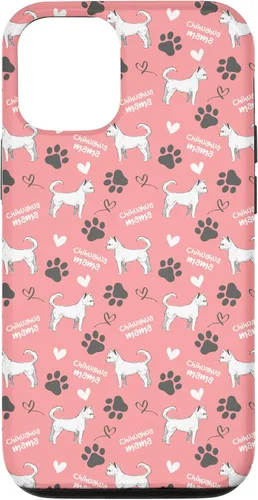 Vista 11 de iPhone 12 mini Chihuahua mamá rosa mujeres caso de regalo