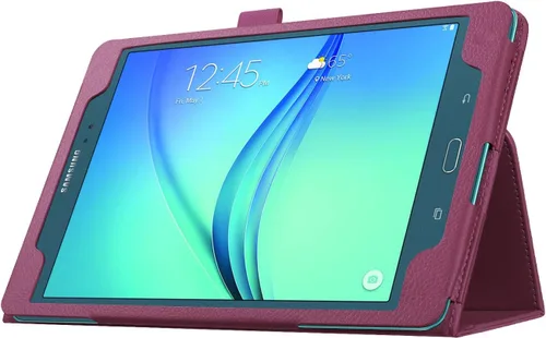 Vista 5 de Asng Funda para Samsung Galaxy Tab A 8.0 2015 – Funda plegable delgada con función de encendido/apagado automático y lápiz capacitivo para Galaxy