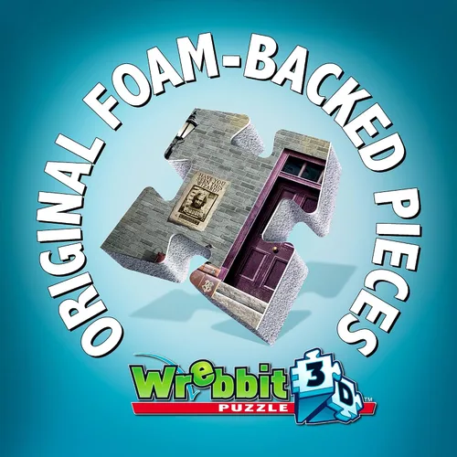 Vista 5 de Wrebbit3D Harry Potter - Rompecabezas 3D modelo de Diagon Alley 450 piezas reales de rompecabezas jigsaw Construye y viaja por el mundo mágico