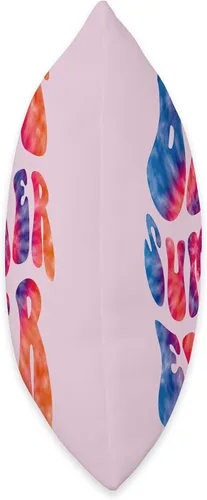 Vista 2 de 2023 Beach Vacation Camping Autographs Retro Best Summer Ever Camp Counselor Director Groovy - Almohada de 16 x 16 pulgadas, multicolor