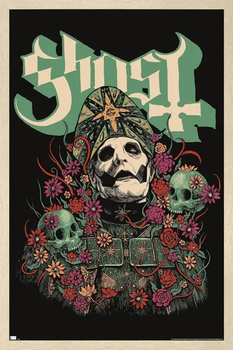 Vista 5 de Trends International Ghost - Póster de pared Bliss, 22.37 x 34.00 pulgadas, versión premium sin marco