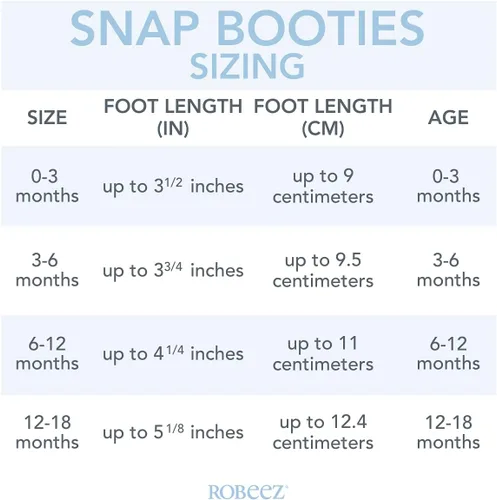 Vista 7 de Robeez - Botines con cierre a presión para bebés, zapatos para niños y niñas de 0 a 12 meses