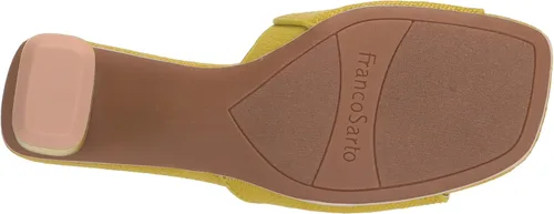 Vista 4 de Franco Sarto Sandalias de tacón Linley para mujer, Rafia verde manzana