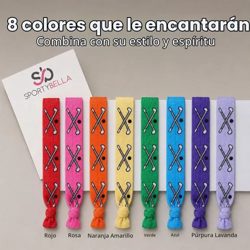 Vista 2 de Sportybella - Lazos para el cabello de hockey sobre césped, accesorios