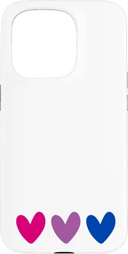 Vista 14 de Bisexual Pride Flag Heart Bi Sexual Bi-Sexual LGBT Men Women Case for iPhone 17