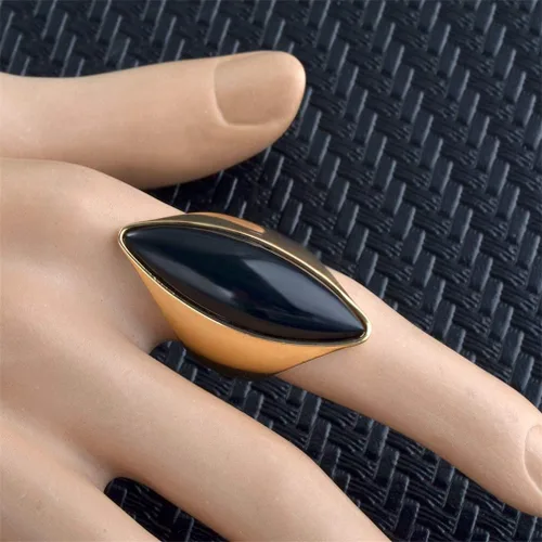 Vista 3 de Ai.Moichien Marquise Cut Rubí Anillos Vintage Chapado en Oro Imitación Diamantes Gruesos Antiguos Envueltos para Mujer Joyería