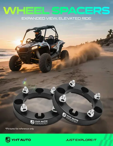 Vista 2 de YHTAUTO Espaciadores de rueda 4x137 ATV de 1 pulgada para Bombardier