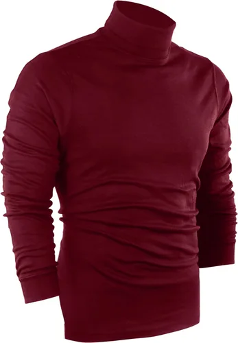 Vista 12 de Utopia Wear Turtleneck Men Slim Fit UPF 50+ Lightweight Pullover Sweater Long Sleeves Top