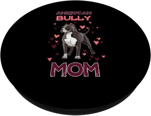 Vista 2 de American Bully Mom American Bully Amante para Propietario PopSockets Swappable PopGrip