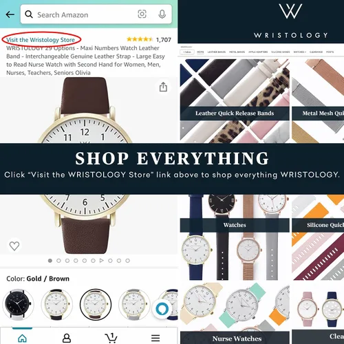 Vista 7 de Wristology Reloj ovalado para mujer, estilo vintage, banda intercambiable, ajustable, fácil de leer, analógico