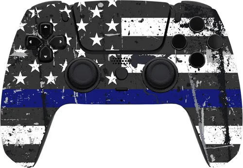 Vista 26 de Custom Wireless Controller Compatible with PS5 - Multiple Designs Available (Abstract Fusion)