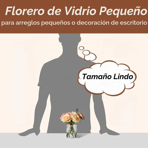 Vista 4 de ComSaf 6 piezas de jarrones cilíndricos de vidrio mini de 3.9 pulgadas de altura, pequeño jarrón para flores, jarrones cortos acanalados