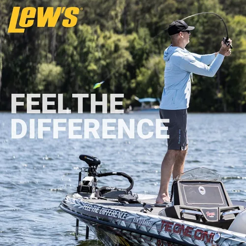 Vista 7 de Lew's Speed Spin CRX Spinning Fishing Reel, 8+1 Bearings, Graphite Frame and Sideplate, Solid Brass Speed Gears, Speed Lube, Multi-Disc Drag