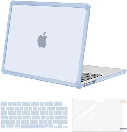Vista 29 de MOSISO - Funda compatible con MacBook Air de 13 pulgadas M5 2026 M4 M3 M2 2025-2022 A3449 A3240 A3113 A2681, Kit 3 en 1 resistente a las grietas