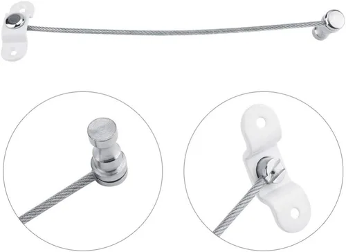 Vista 4 de OMOTOOL Cerradura de seguridad con restrictor de ventana infantil (paquete de 2) Protección para bebés con bloqueo de ventana para evitar que