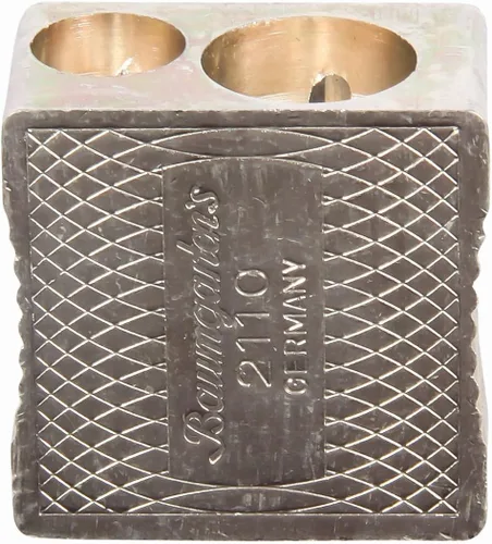 Vista 5 de Baumgartens Sacapuntas de metal de doble agujero (MR2110)