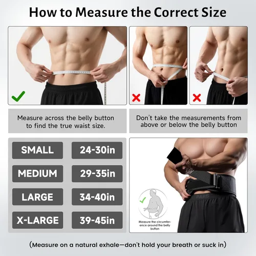 Vista 2 de MANUEKLEAR Cinturón de Levantamiento de Pesas para Gimnasio, Cinturón de Entrenamiento de Levantamiento de Pesas y Powerlifting para Hombres