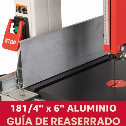 Vista 5 de JET Sierra de cinta negra para carpintería de 14", 1.75 HP, capacidad