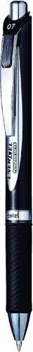 Vista 7 de Pentel EnerGel PRO - Bolígrafo de gel permanente, (0.028 in), línea media, tinta negra, caja de 12 bolígrafos (BLP77-A)