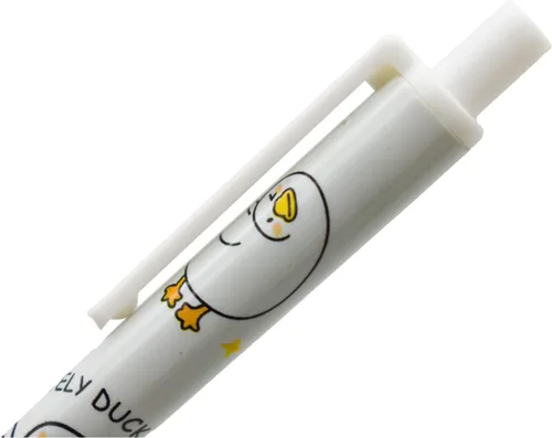 Vista 8 de 12 bolígrafos de gel retráctiles con diseño de animales de dibujos animados, bonitos bolígrafos de gel retráctiles Kawaii, tinta negra