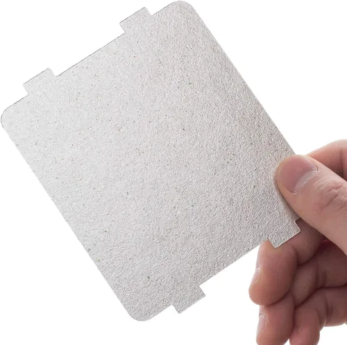 Vista 5 de OIIKI 5 fundas para guía de ondas, piezas de colocación de microondas, accesorios gruesos de aislamiento térmico, hoja de mica universal para horno