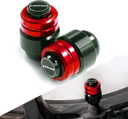 Vista 2 de Moto Kickstand - Almohadilla de extensión lateral para Suzuki V-Strom 650 XT Vstrom 650 DL650 DL650 (Color A: rojo)