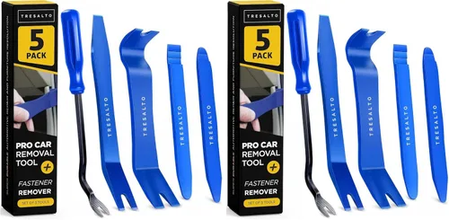Vista 7 de Tresalto - Kit de herramientas para quitar la tapicería del automóvil - Juego de 5 piezas para salpicadero, panel de puerta, removedor de clips