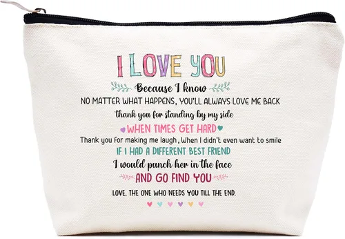 Vista 179 de LIBIHUA Bolsa de maquillaje para mujer, bolsa de cosméticos regalos para ella, bolsa de viaje femenina, Beige, 1 en mi era de Lacrosse Mom