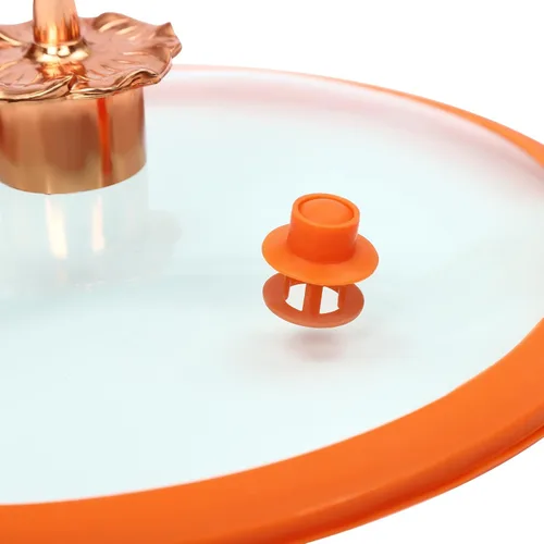 Vista 7 de Olla a presión micro de 8 litros de gran capacidad, olla de micro presión de calabaza con tapa transparente, olla universal con asas de bloqueo