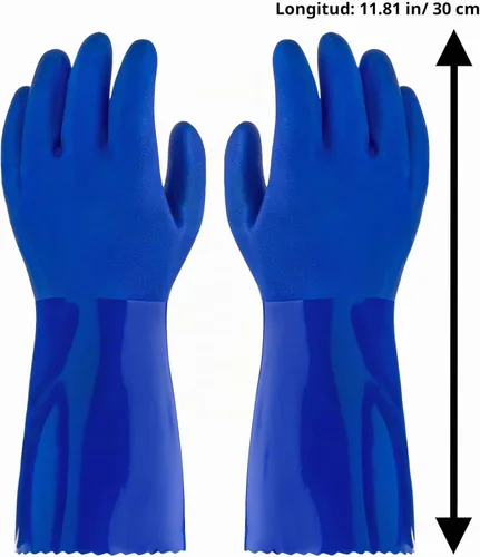 Vista 2 de Guantes de limpieza True Blues , S, Azul