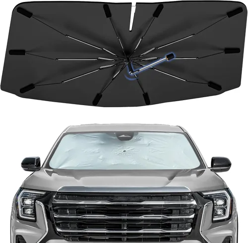 Vista 9 de Sombrilla Parasol para Parabrisas para Mazda 3 2014-2026, Parasol Plegable para Coche para Ventana Delantera, Visera Protectora Solar Altamente