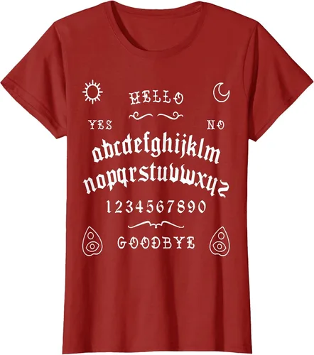 Vista 66 de Camiseta inspirada en la tabla Spirit Board Ouija Asphalt Grey