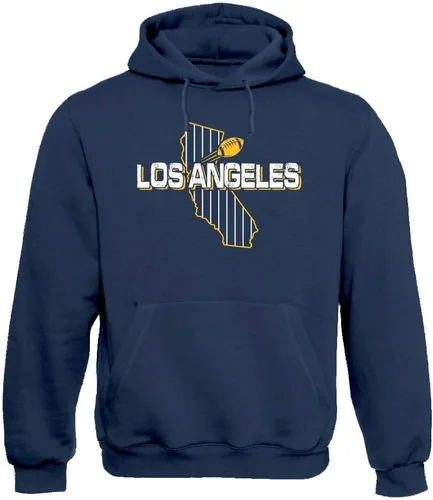 Vista 9 de Xtreme Apparrel Team Field Map Men's Hoodie Sweatshirt for Football Fans